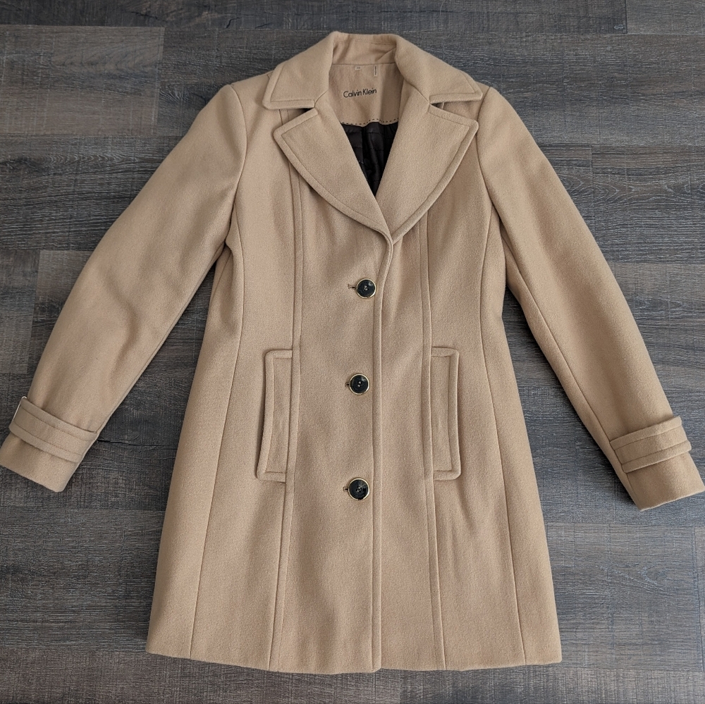 Calvin Klein Women's Tan Coat